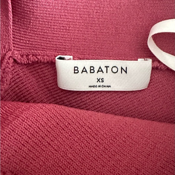 Babaton Pink Ribbed Criss Cross Tank - Picture 2 of 2